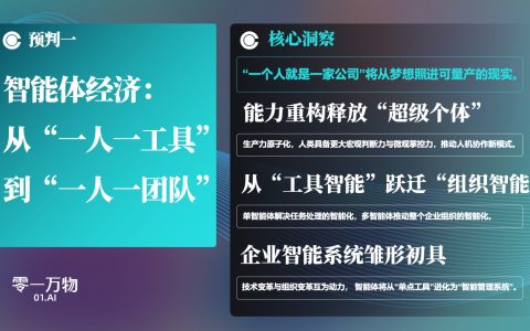 万智 2.5 抬升多智能体权重：零一万物押注 2026“上岗元年”