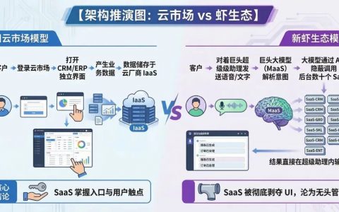 云巨头的“造塘运动”：腾讯阿里交火，谁在拿 SaaS 当底肥？| 企服“虾”想