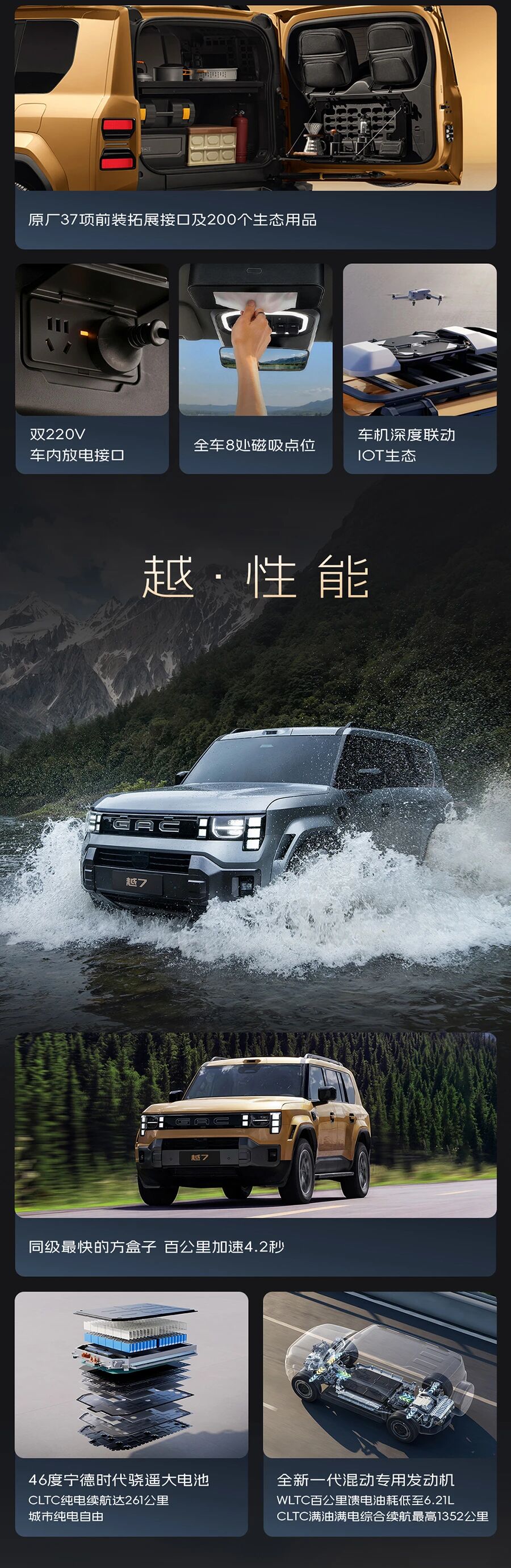 广汽传祺方盒子 SUV 越 7 正式上市,权益价 16.18 万-20.78 万元