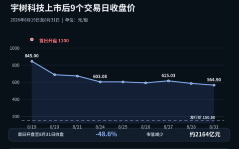 宇树上市后市值回撤近半，具身智能行业估值逻辑面临重估