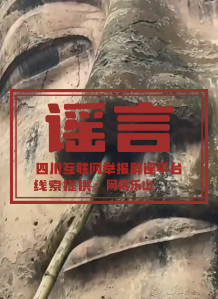 乐山大佛景区回应网传“掏耳朵”养护作业视频:系 AI 合成,佛耳内并无所谓“杂物”